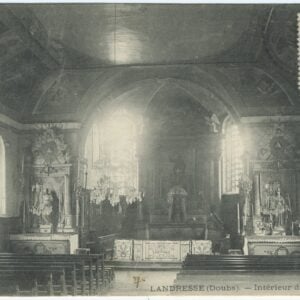 CPA Landresse (Doubs) Intérieur de l'Eglise