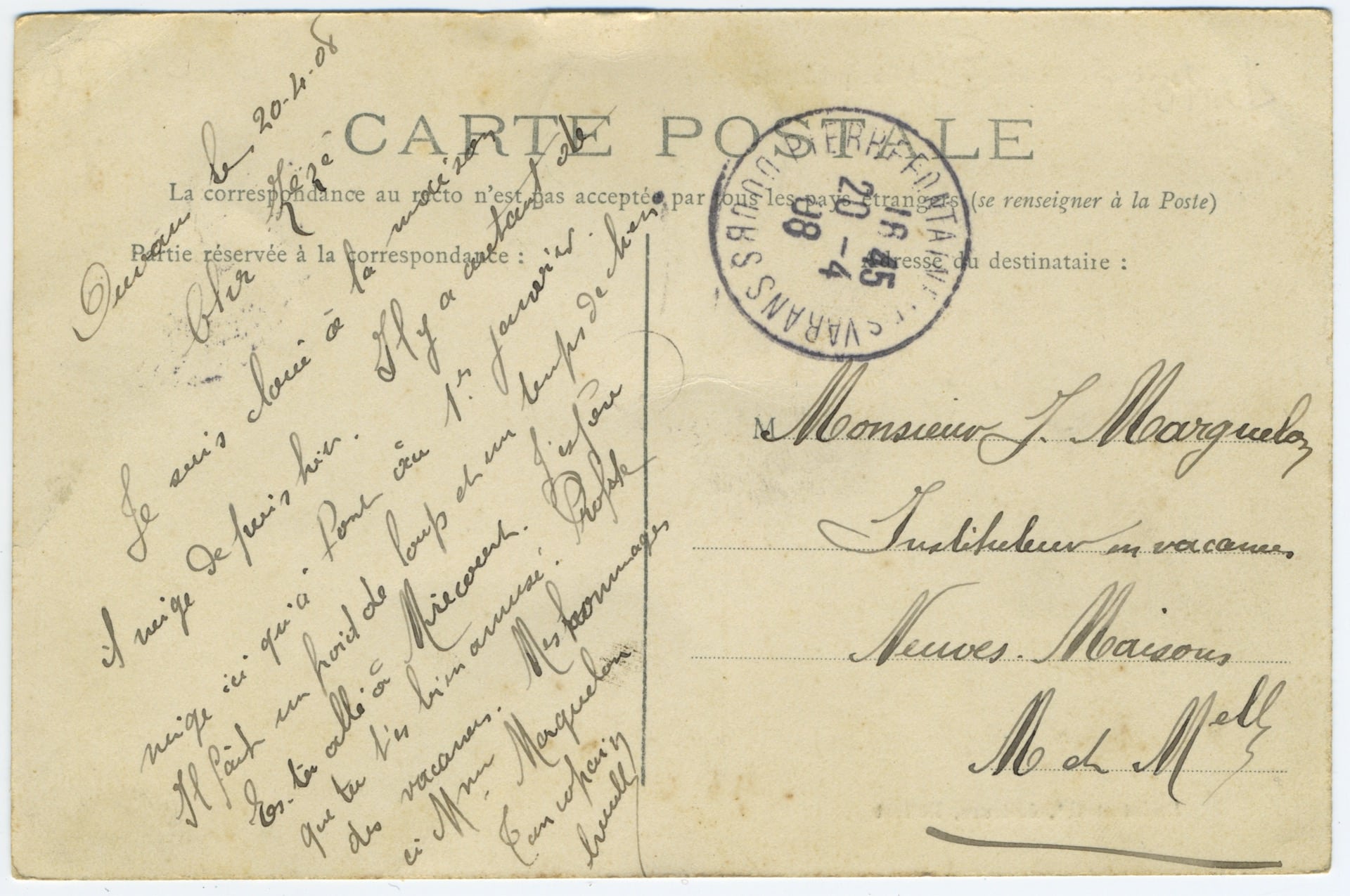 CPA Landresse (Doubs) - La Rue principale – Image 2