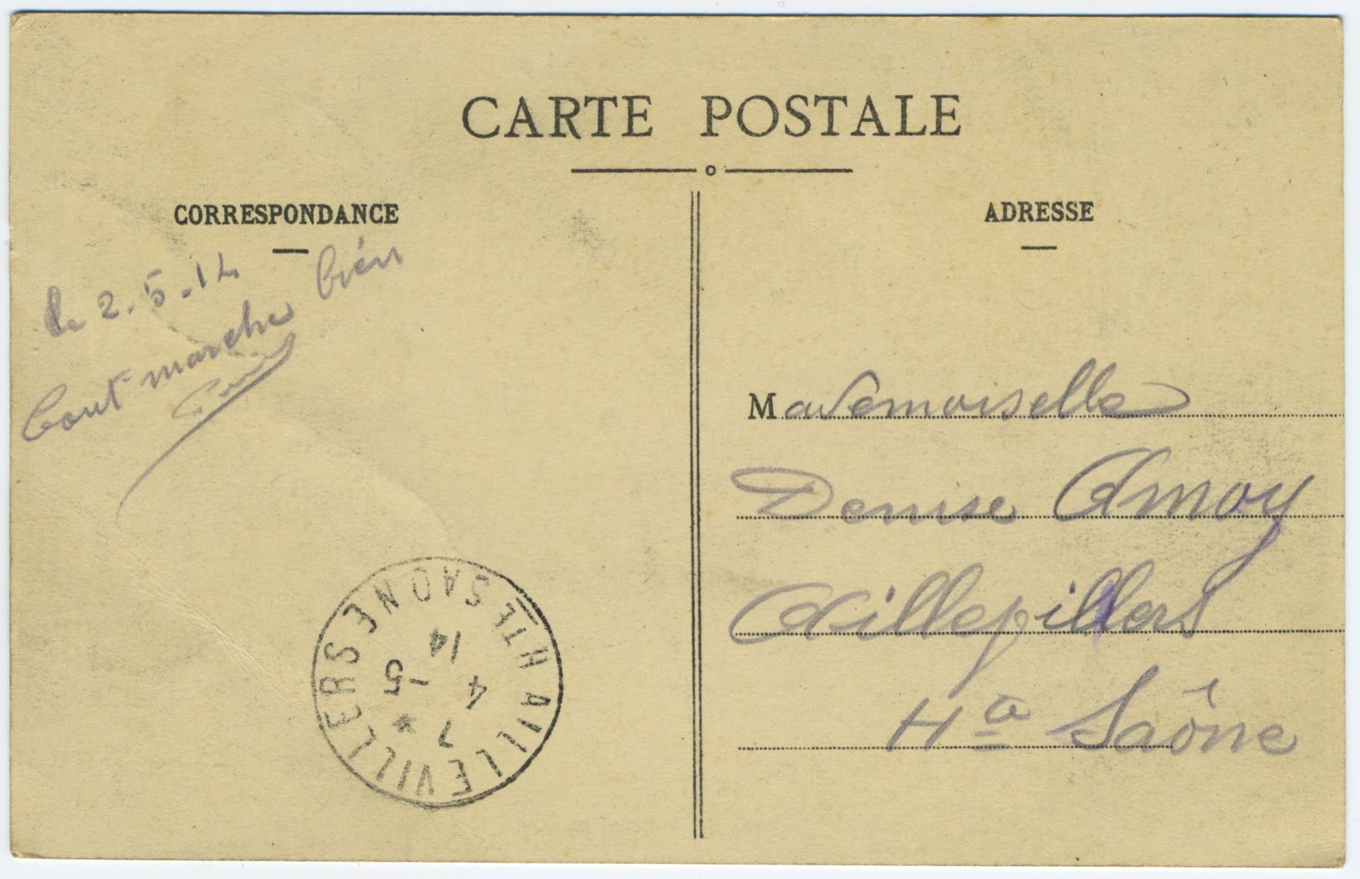 CPA Landresse (Doubs) - Place de l’Église 2 – Image 2
