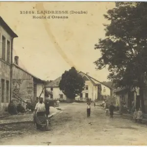 Carte postale ancienne Landresse (Doubs)