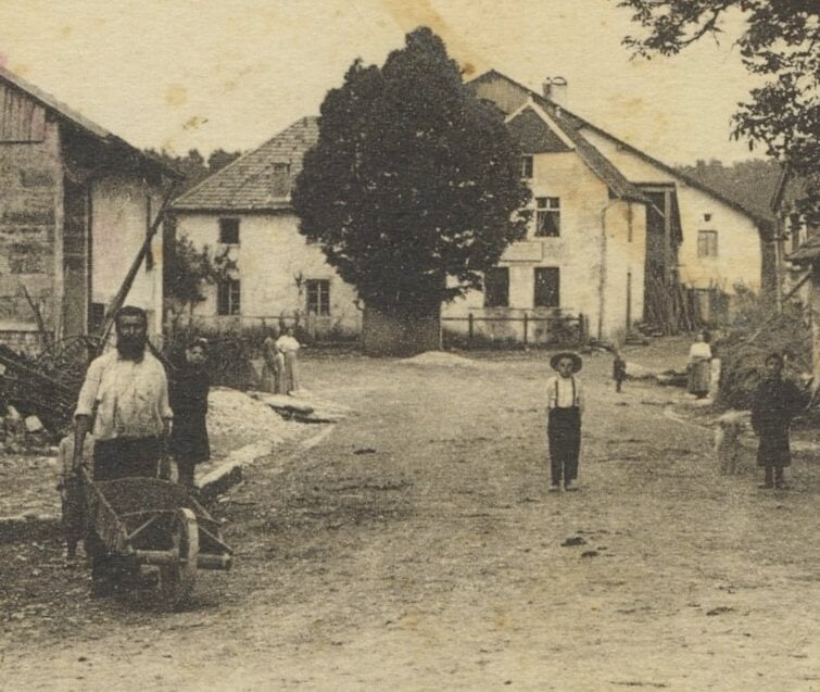Mon grand père dans la rue de Landresse